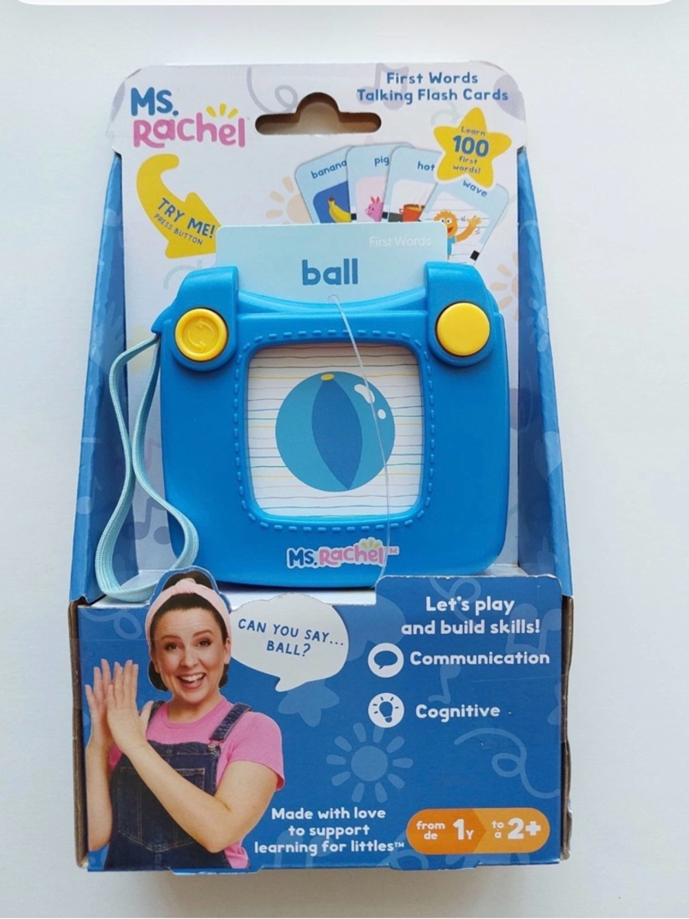 Fisher-Price Blue Talking Flash Card Viewer
